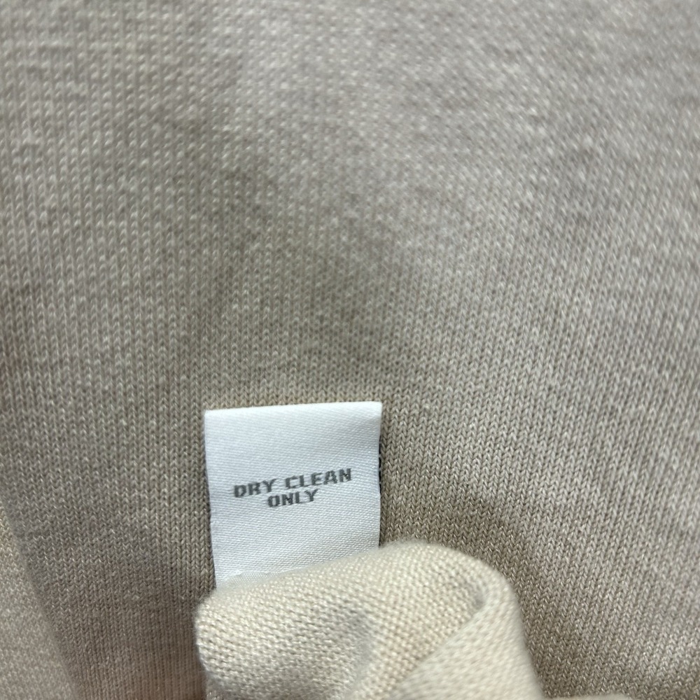 Dressbarn Woman Ivory Silk Blend Long Sleeve Mock‎ Neck Pullover Sweater 20W - Picture 6 of 10